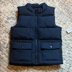 Old Navy Kids Dark Blue Puffer Vest